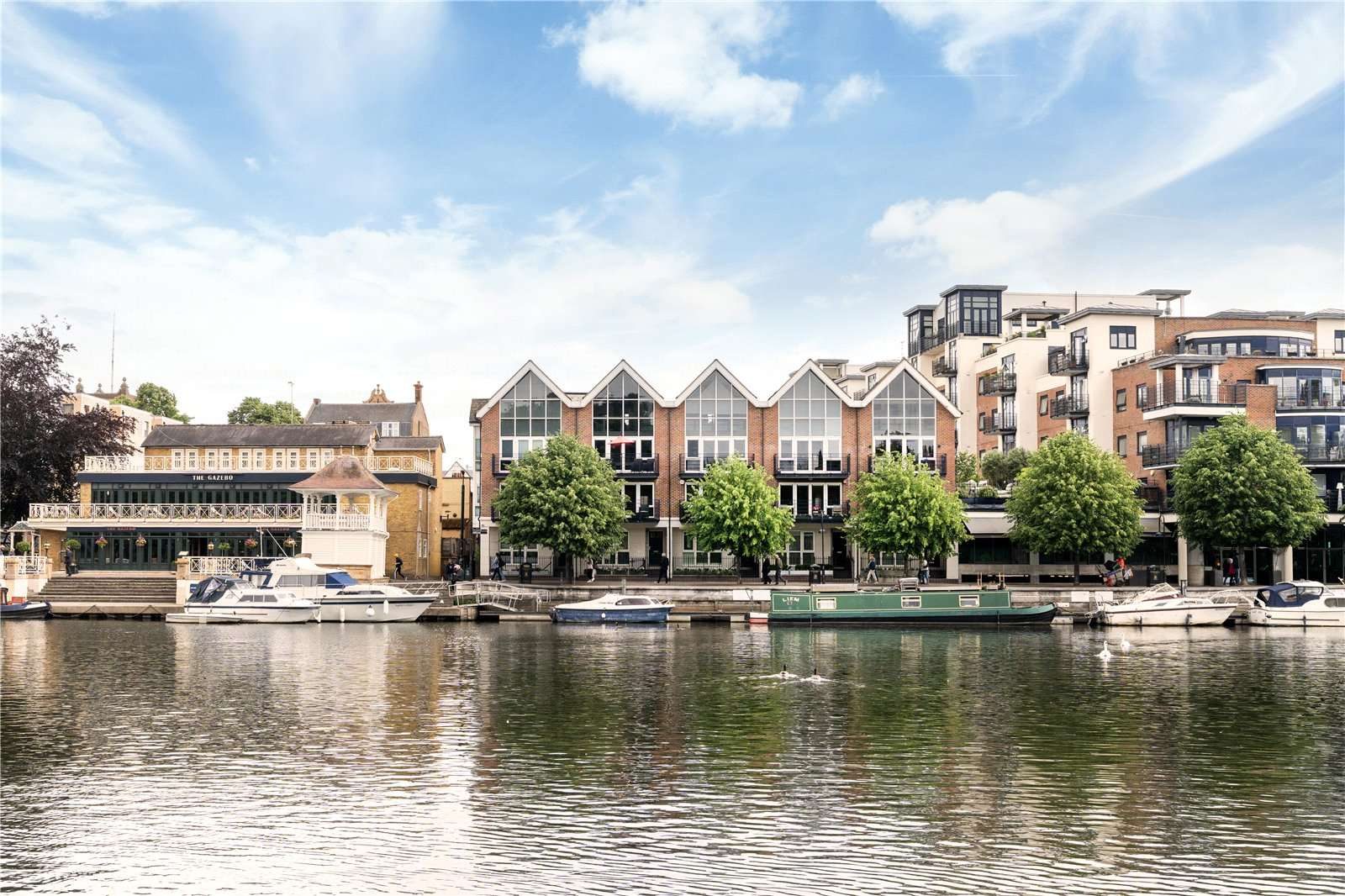 Quayside Walk, Charter Quay, Kingston Upon Thames, Surrey