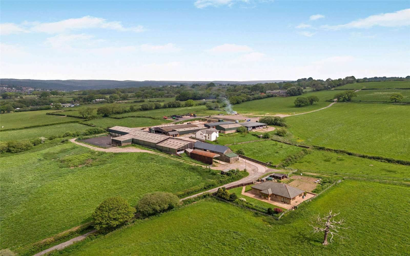 Caerphilly: farmhouse with outbuildings