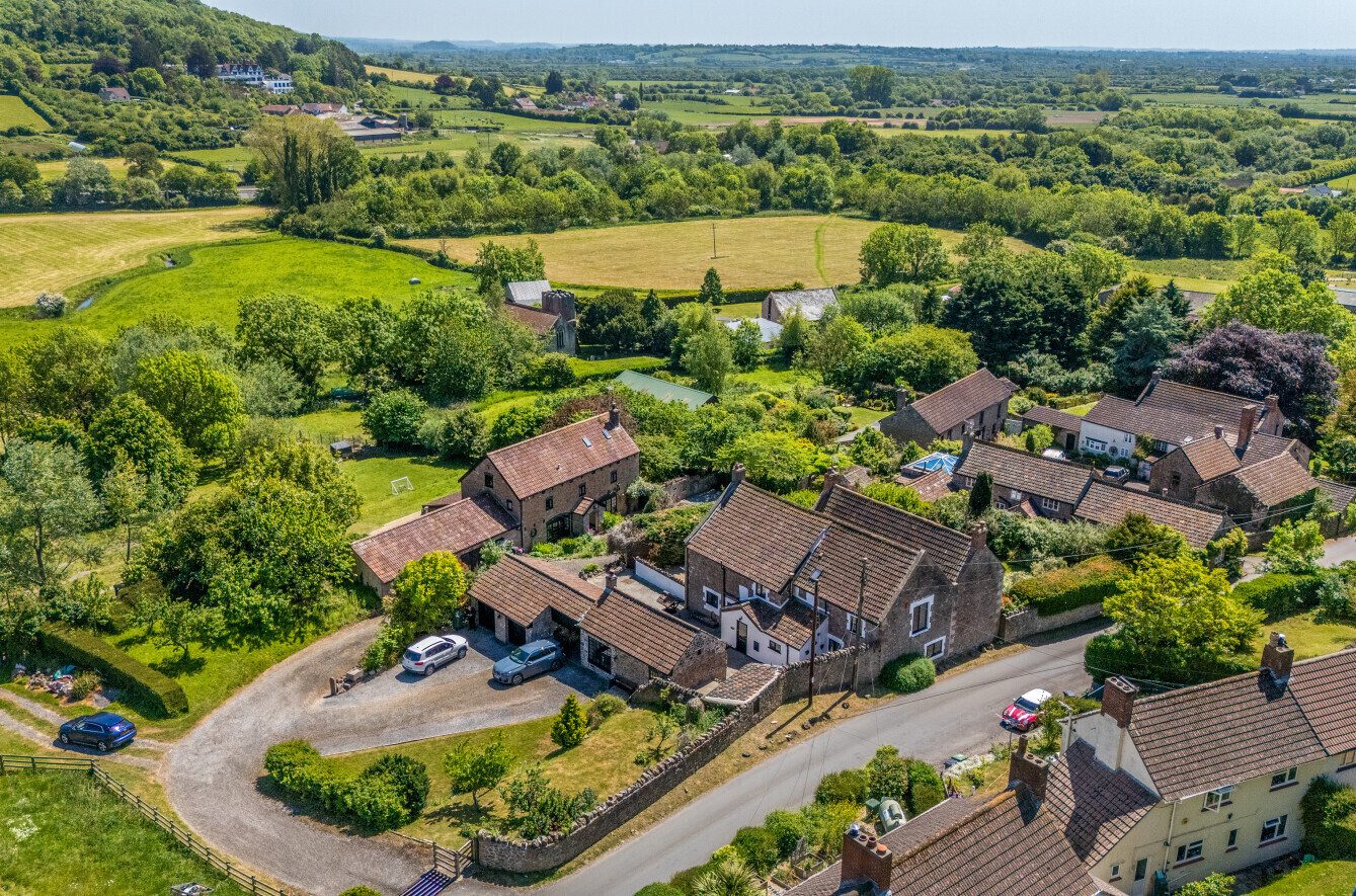 Axbridge: farmhouse with outbuildings