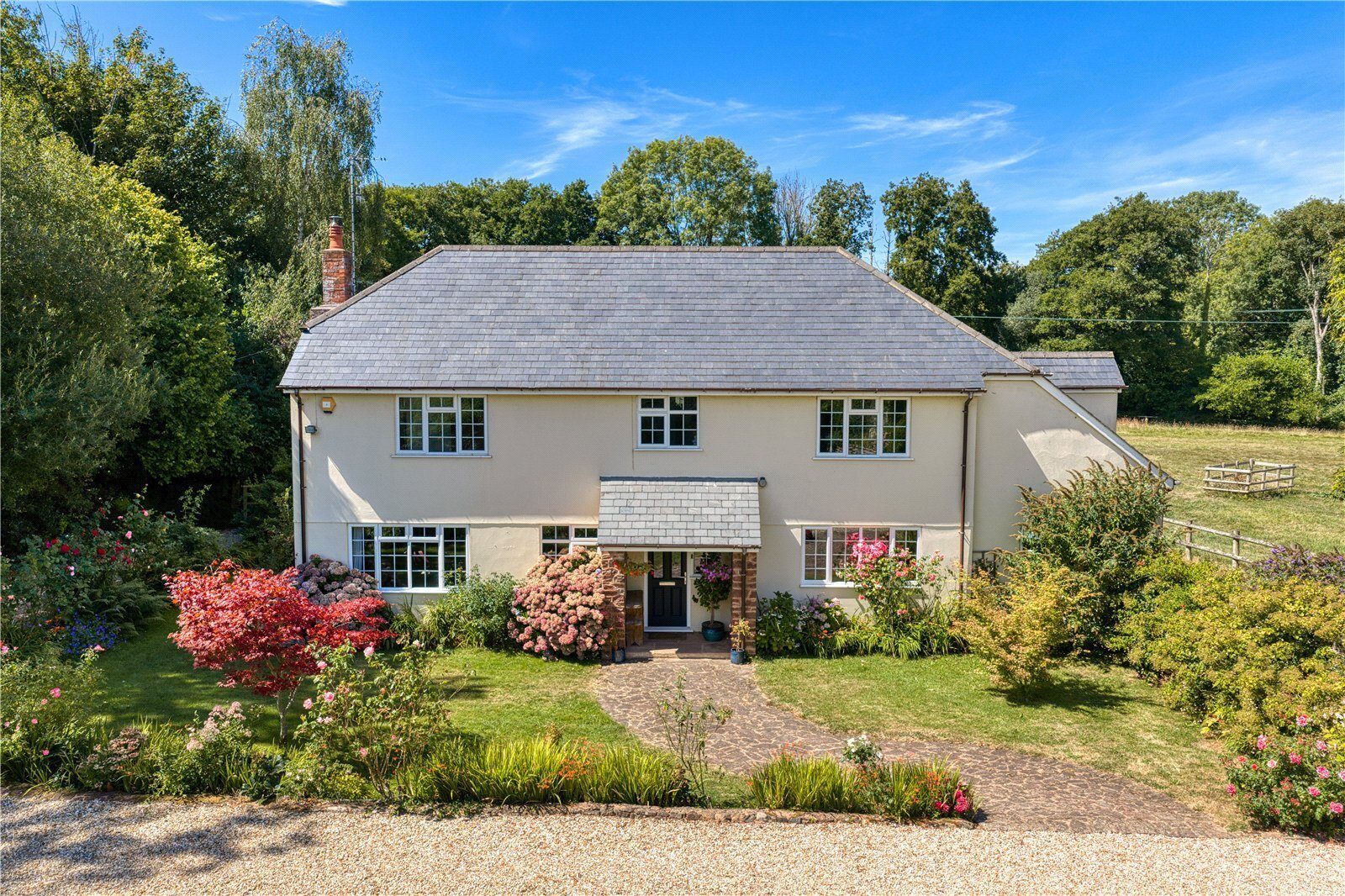 Detached house with outbuildings in Minehead