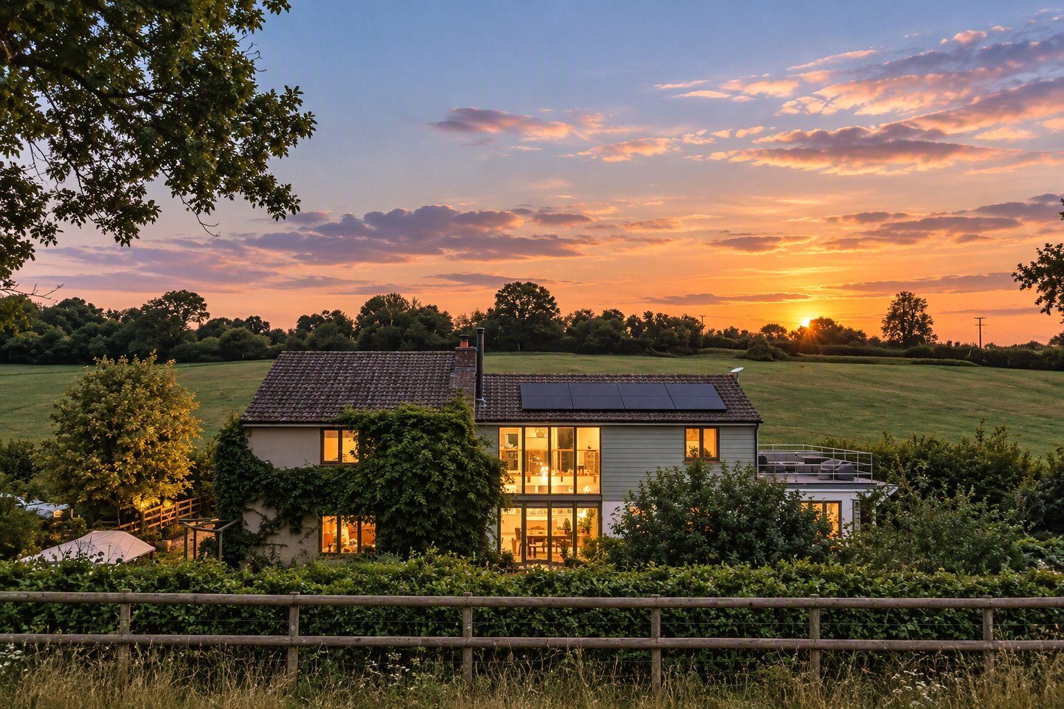Detached house with outbuildings in Gillingham