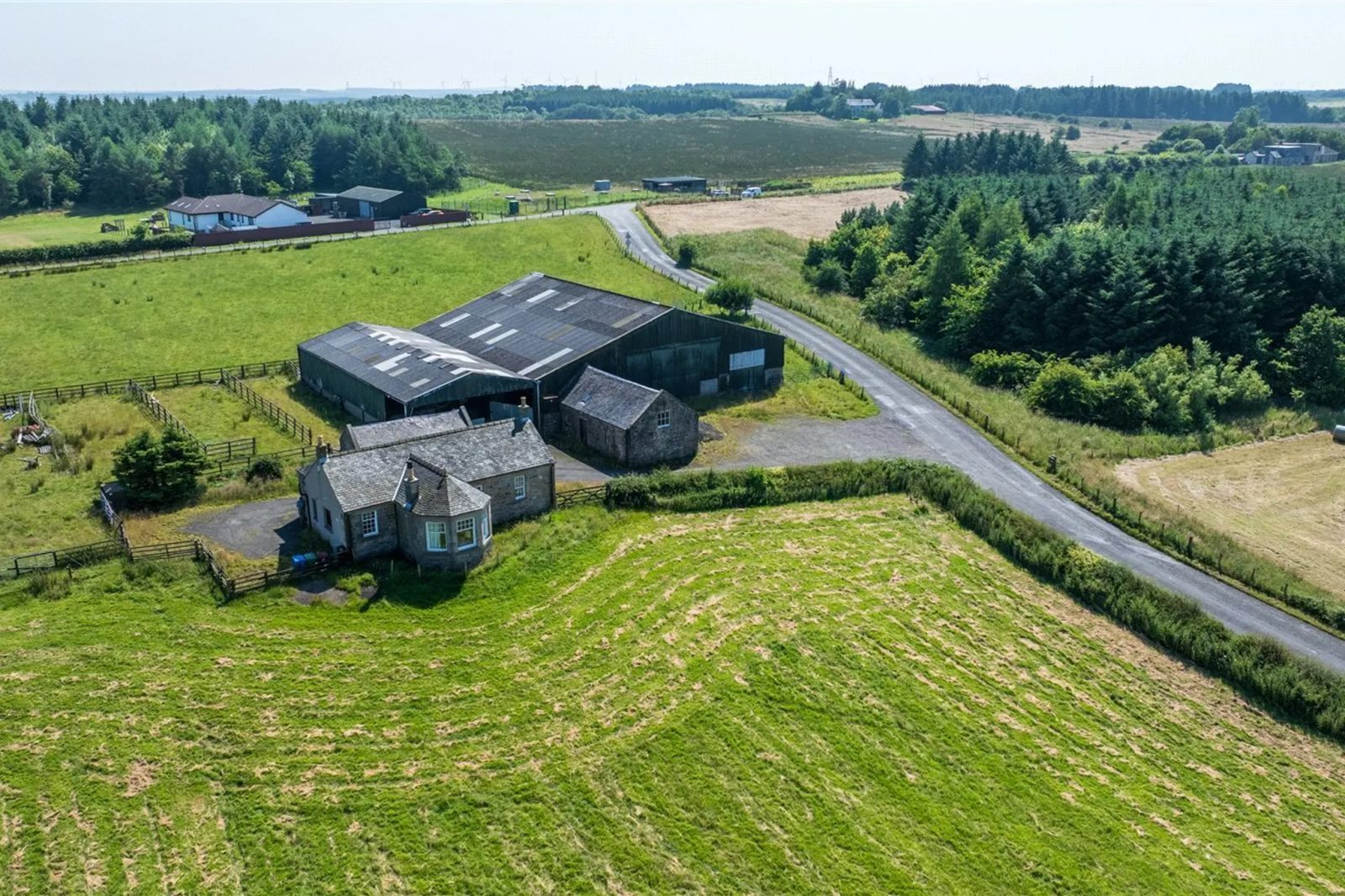 Farmhouse with outbuildings, Falkirk