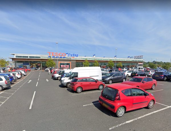 Parking on Tesco Extra, BT23