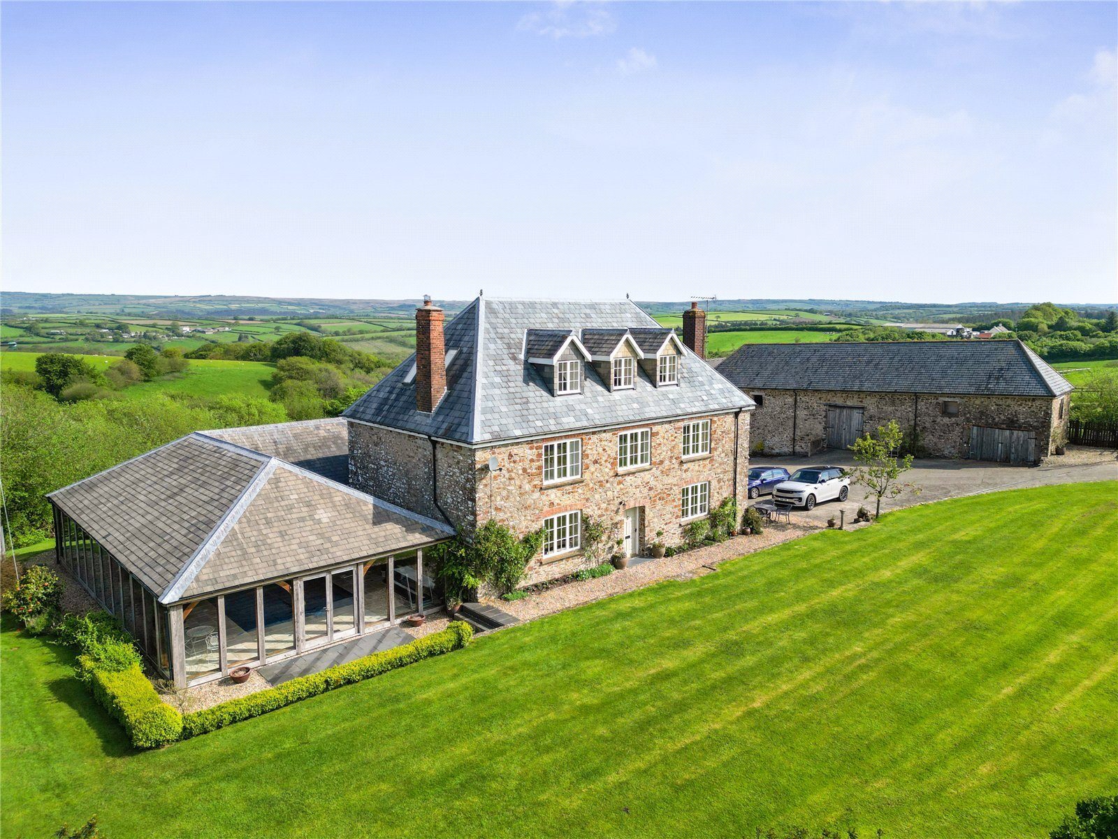 South Molton: smallholding with a pool