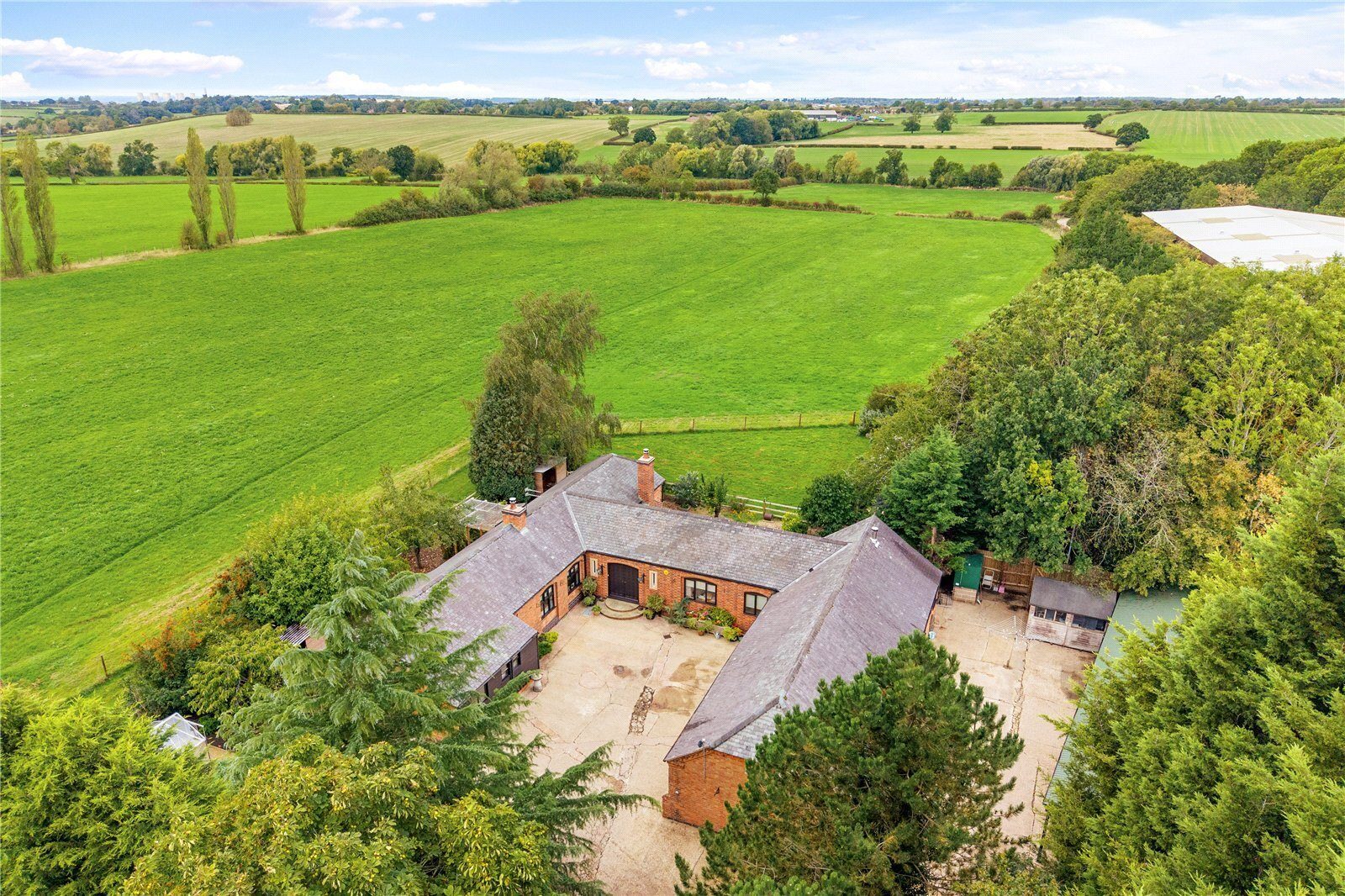 Barn conversion with outbuildings, Loughborough