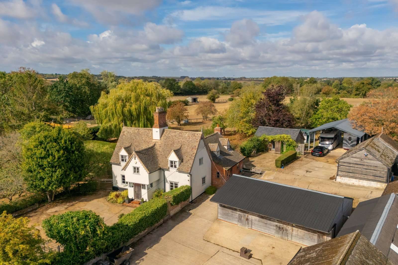 Farmhouse with outbuildings, Cambridge