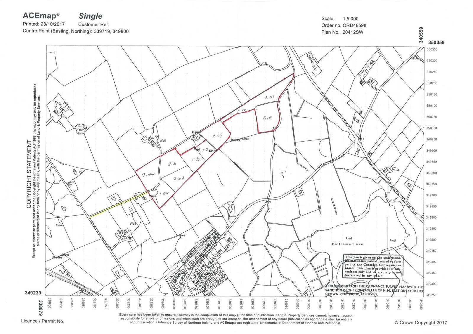 Farm with paddocks in Ballynahinch