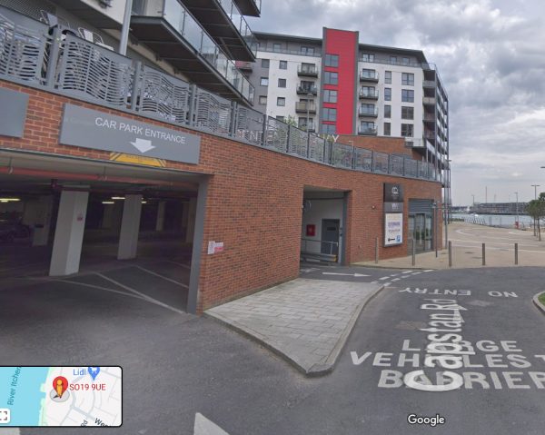 Parking on Centenary Quay Car Park, SO19