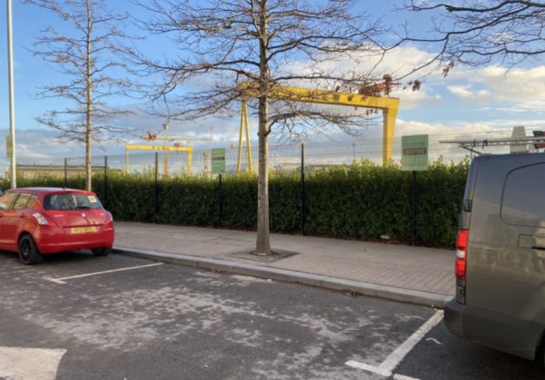 Parking on Titanic Boulevard, BT3