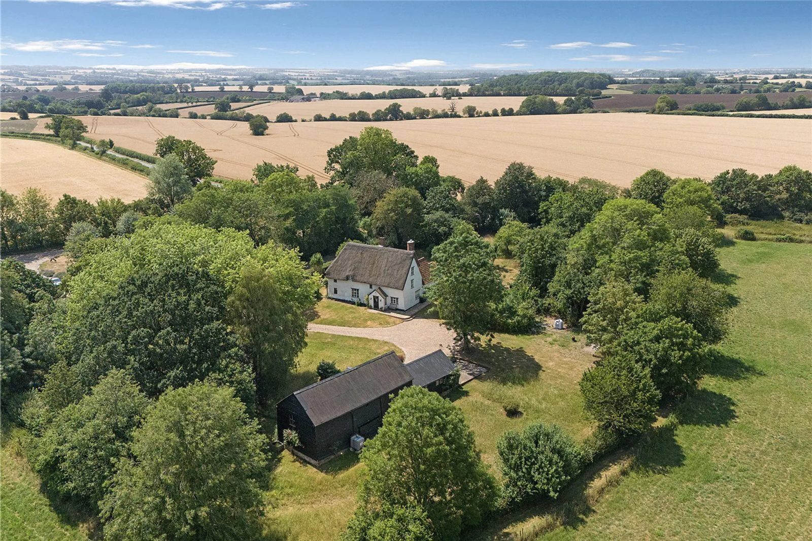 Farmhouse with outbuildings in Bury St Edmund
