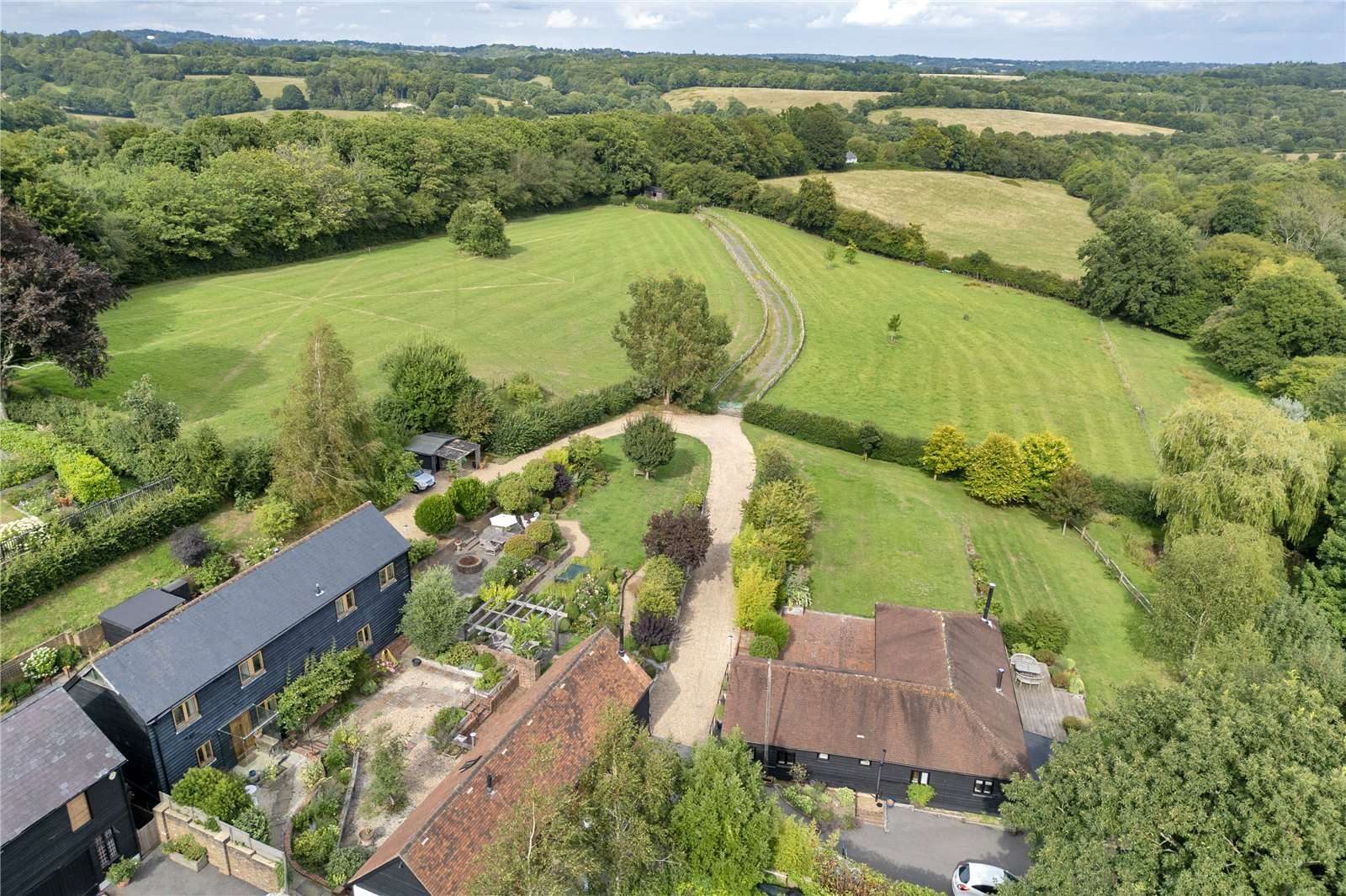 Barn conversion with outbuildings, Mayfield
