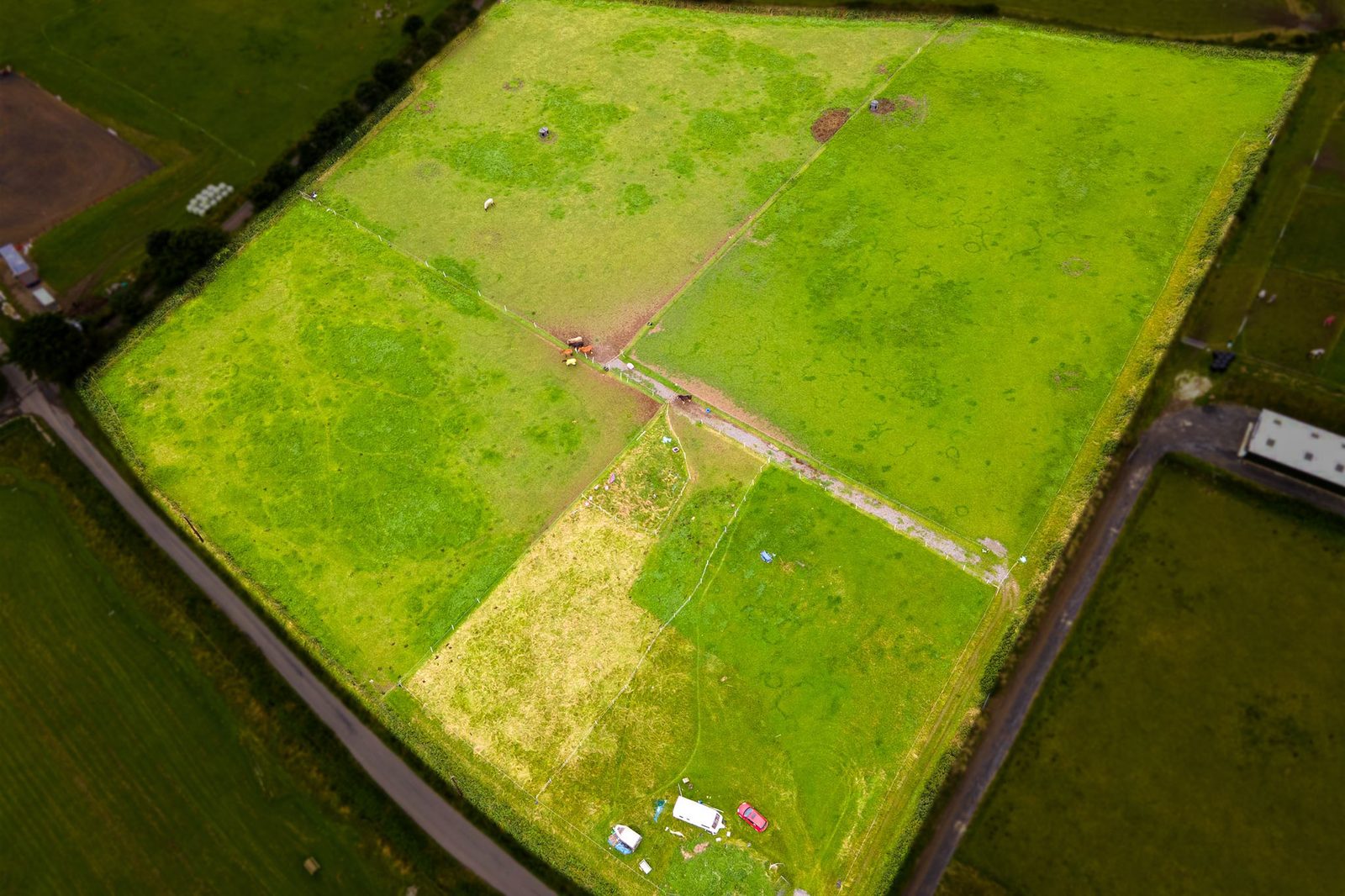 Approx 7.54 Acres of Land Ideal for Equestrian Use: chain free land