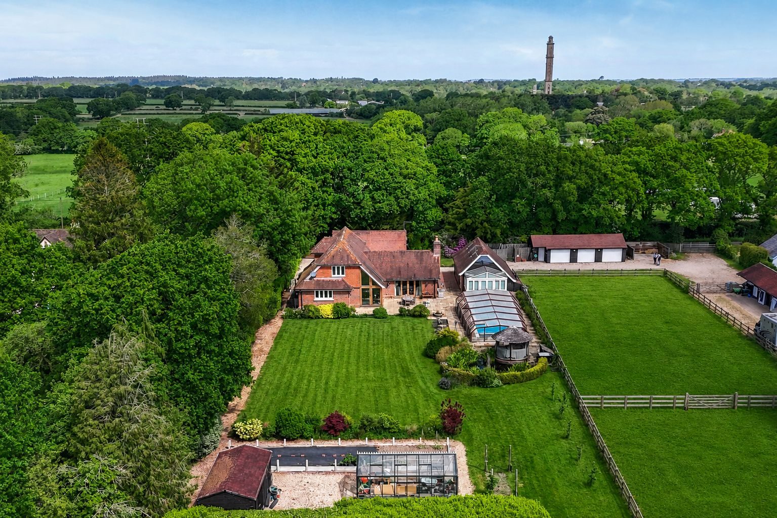 Equestrian with a pool in Lymington