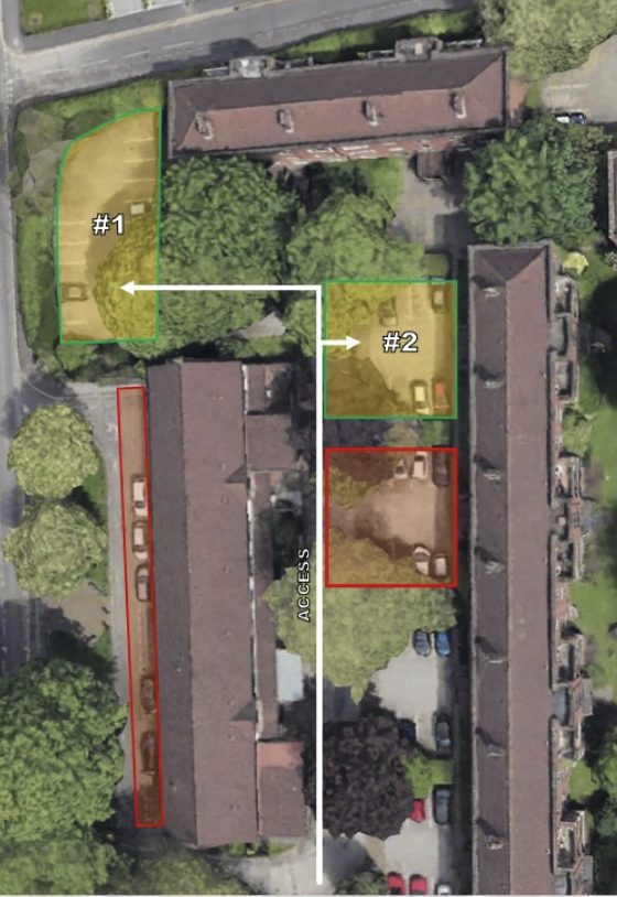 Parking on Bevill Square, M3