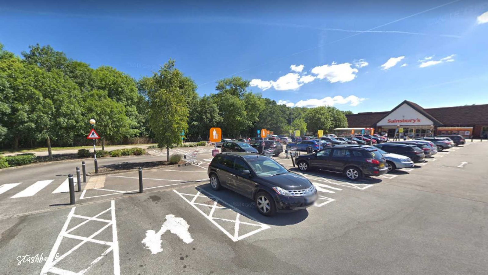 Parking at Sainsbury's Burpham, Jacob's Well