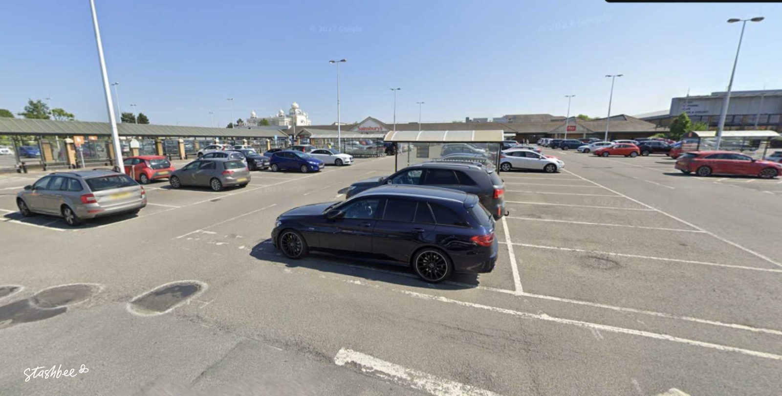 Parking at Sainsbury's Leamington, Tachbrook Park Drive