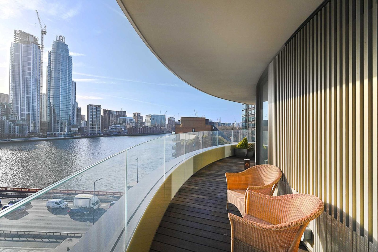 Waterside Overlooking Thames Westminster