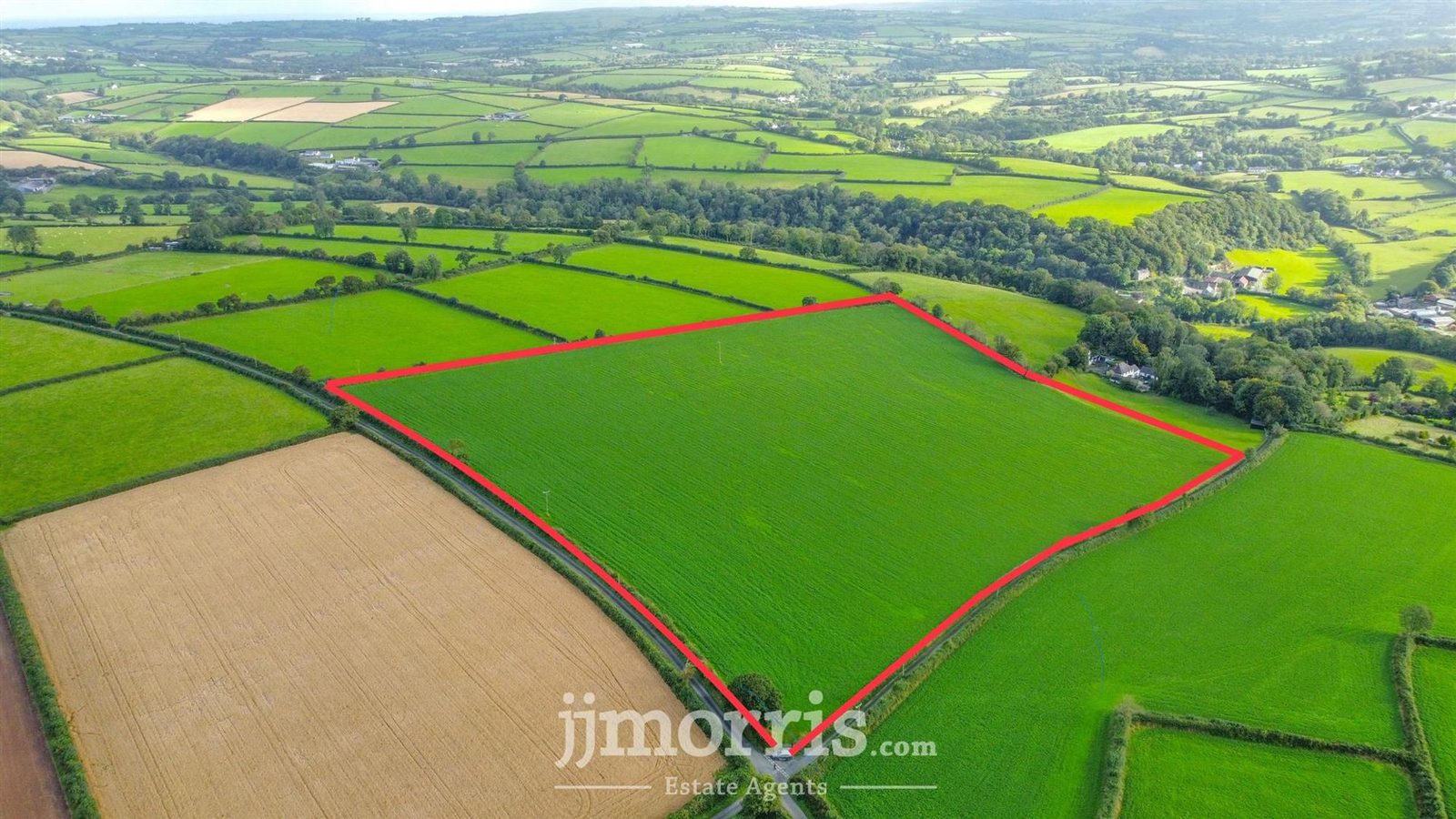 Land with paddocks, Newcastle Emlyn