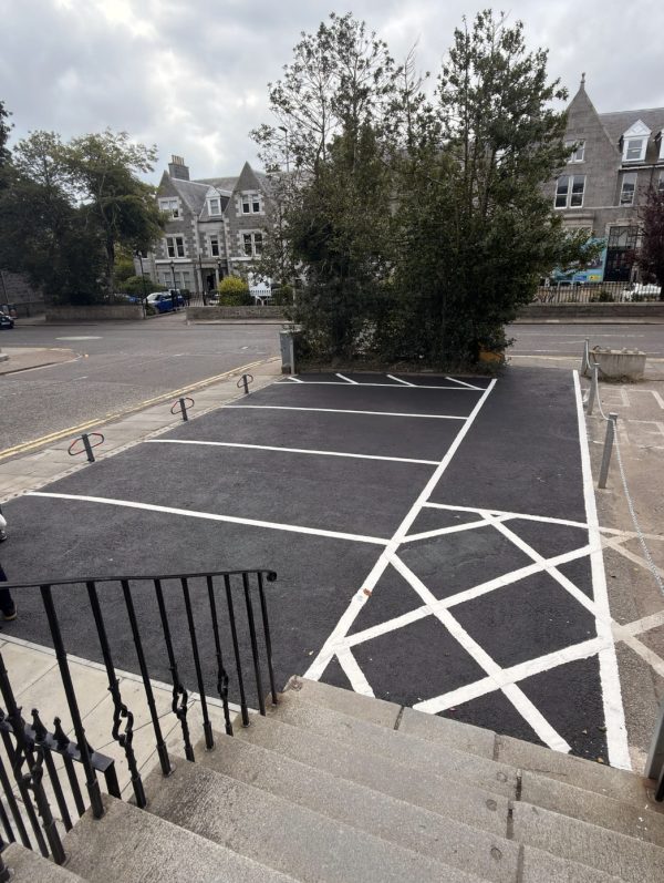 Parking on Albyn Pl, AB10