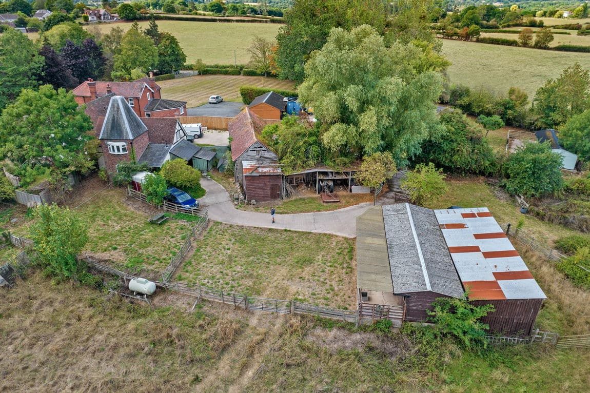 Worcester: equestrian with outbuildings
