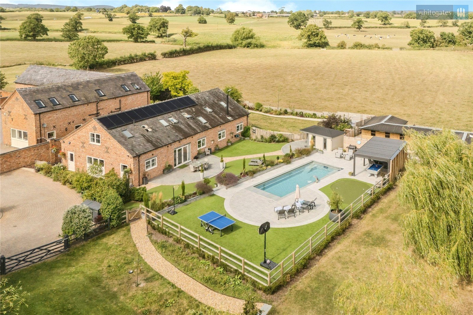 Barn conversion with paddocks, Nantwich