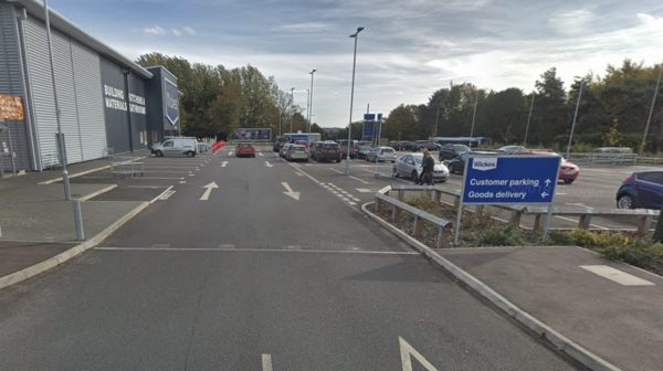 Parking on Wickes Norwich, NR6