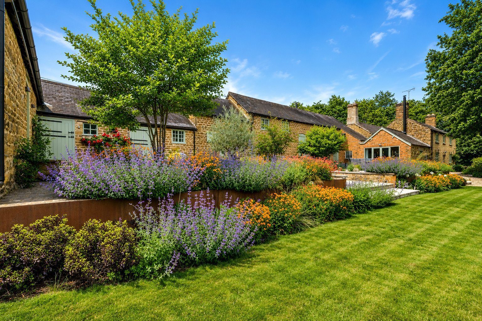 Detached house with outbuildings in Leicester