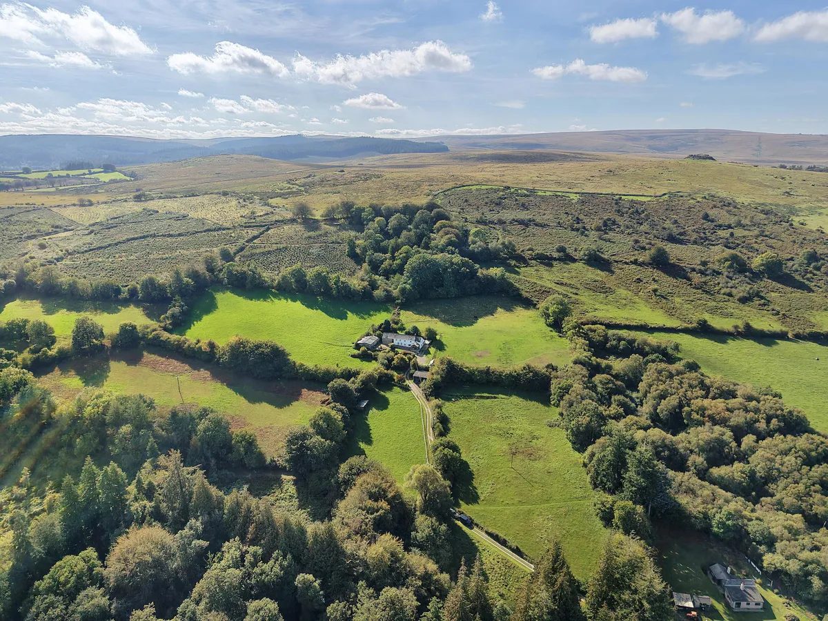 Devon TQ13: farmhouse with outbuildings