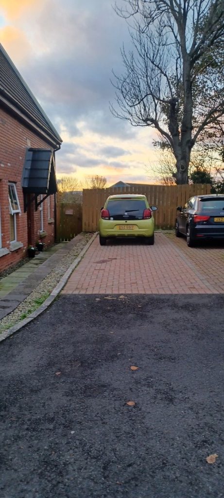 Parking on Old Church Square, BT16