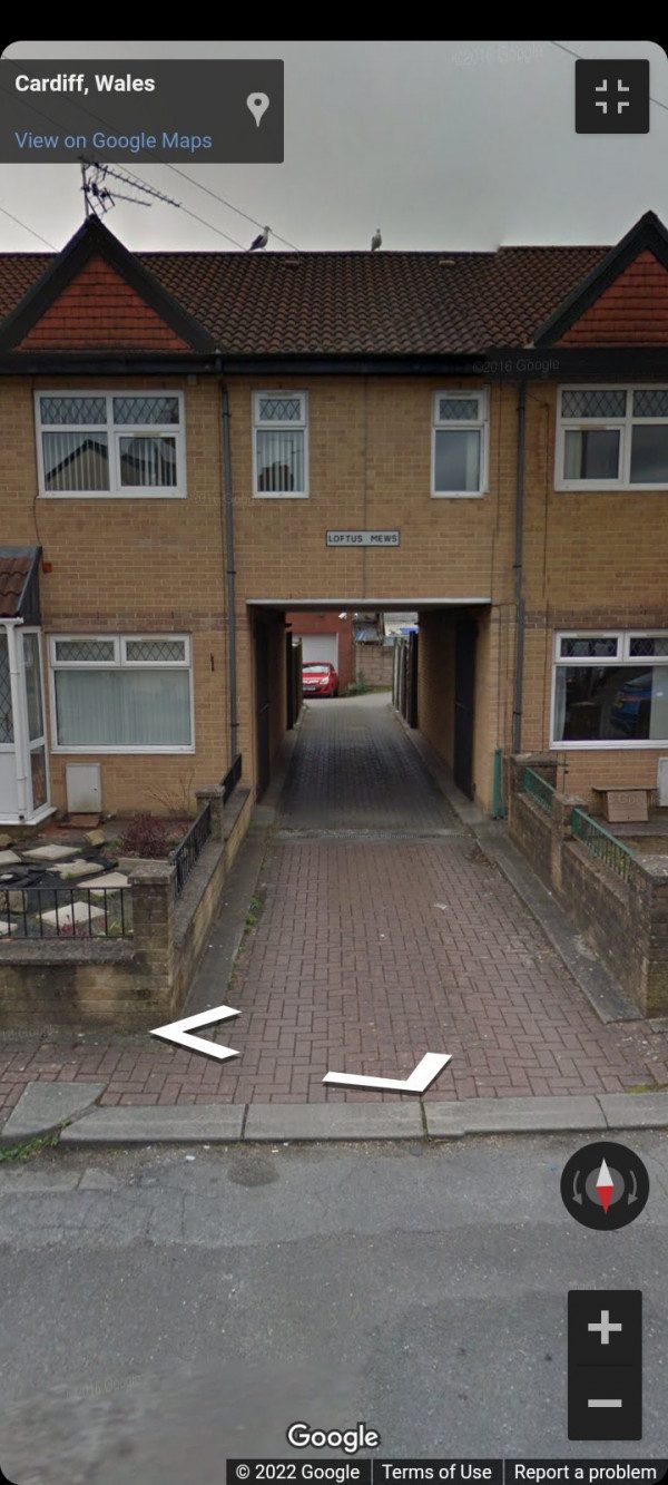 Parking on Loftus Mews, CF5