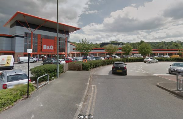 Parking on B&Q Sheffield