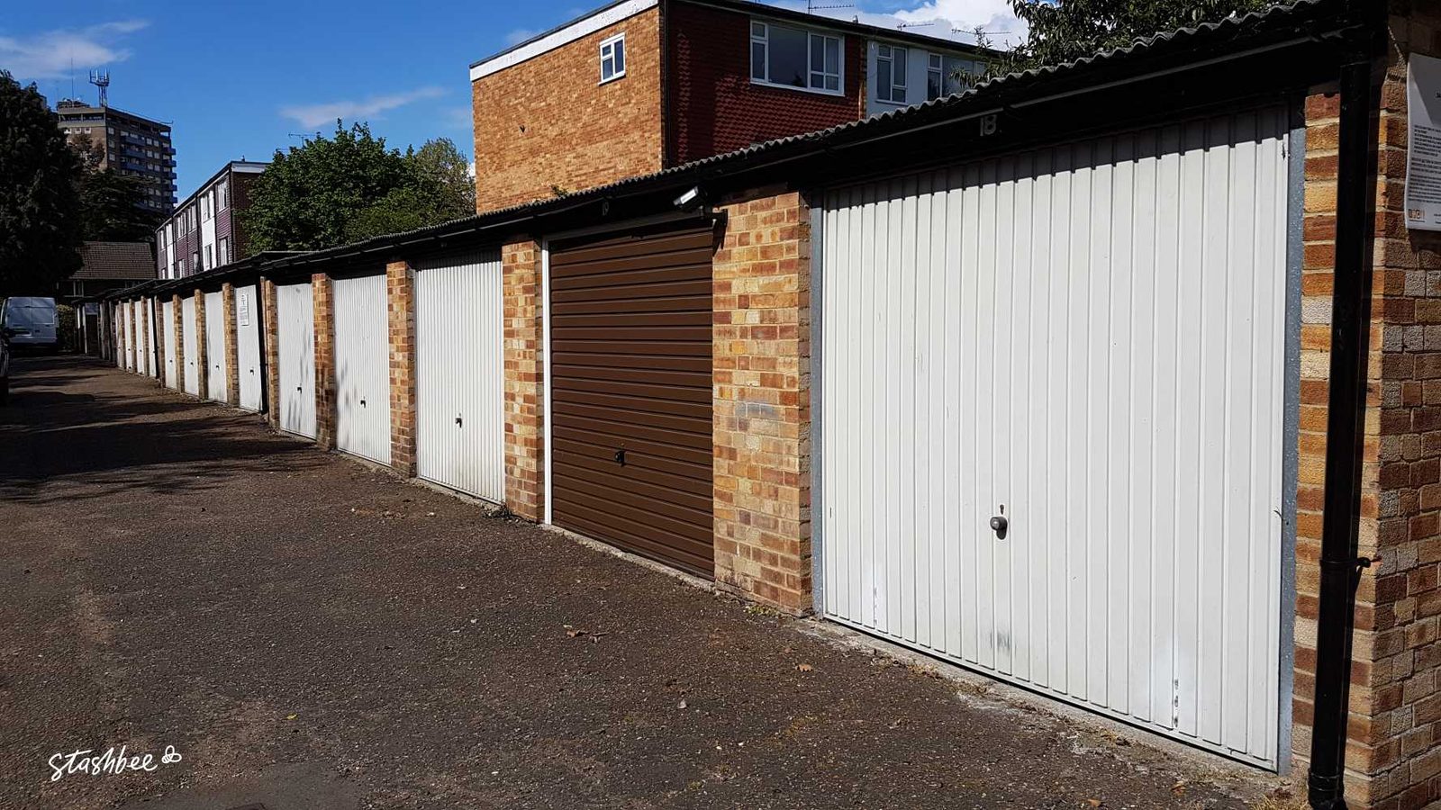 Secure Lock-up Garage to Rent on Hollies Court, Addlestone