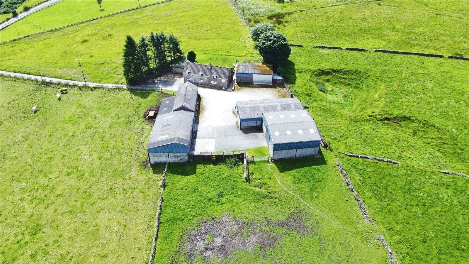 Stockport: detached house with outbuildings