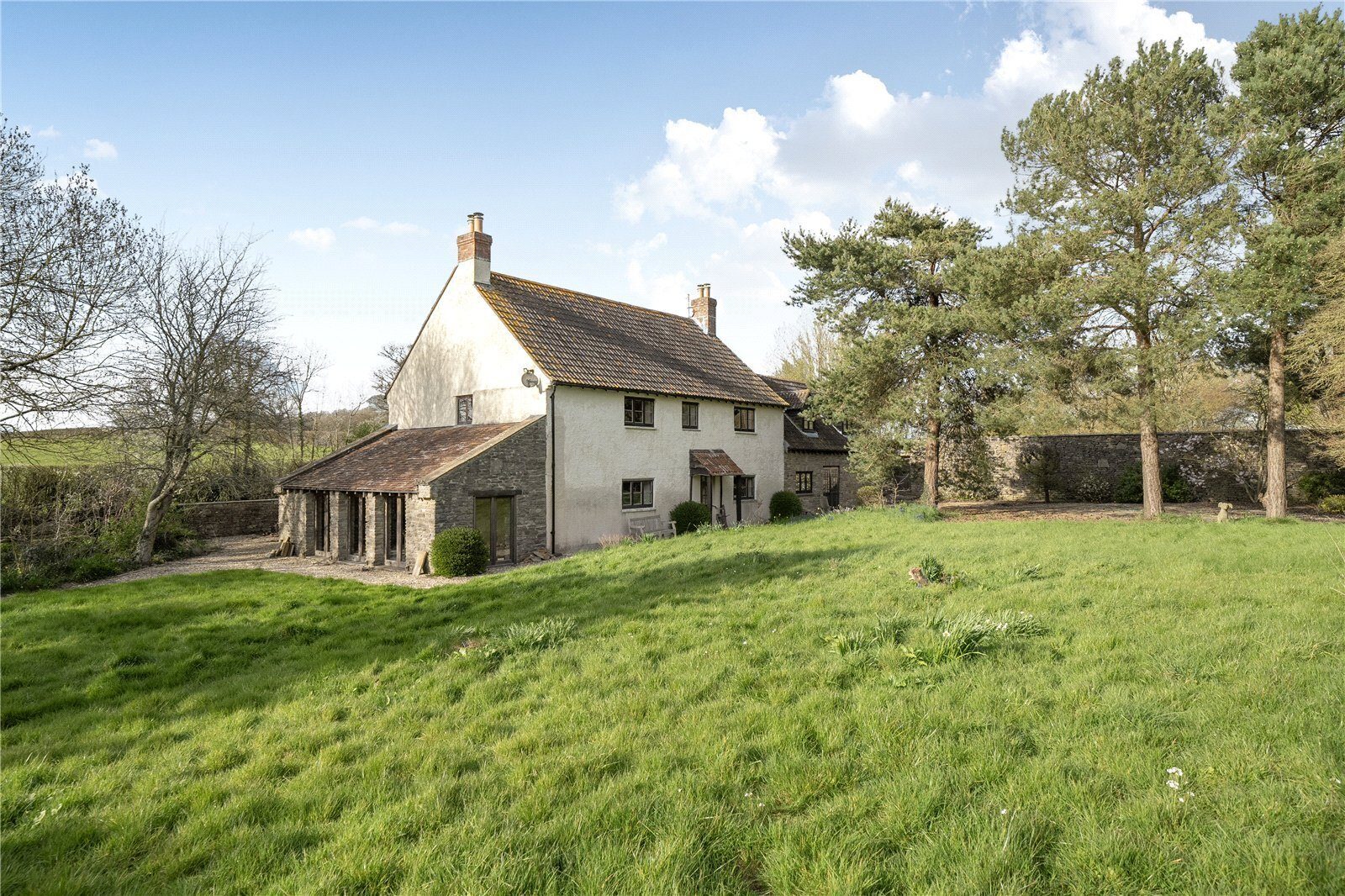 Sherborne: farmhouse with outbuildings