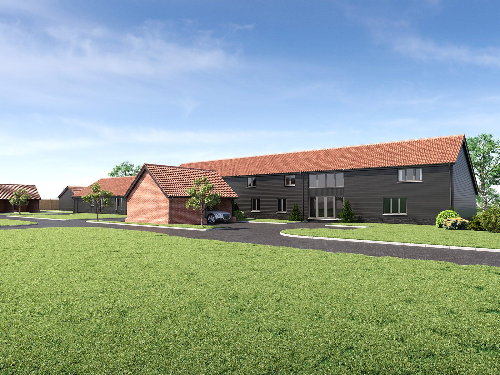 Property Summary: land with outbuildings