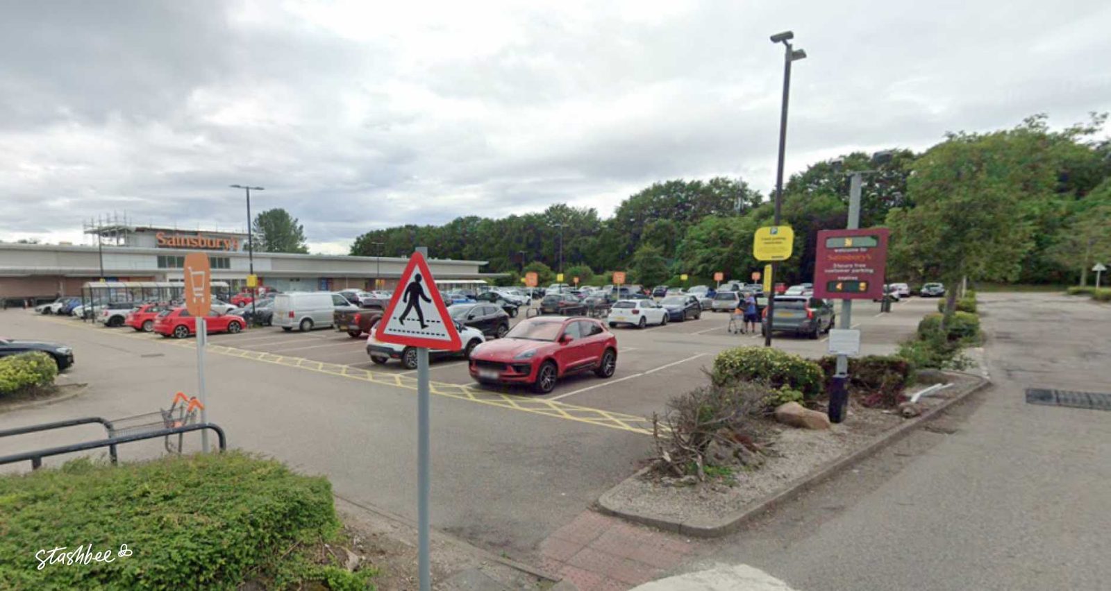 Parking at Sainsbury's Aberdeen, Garthdee