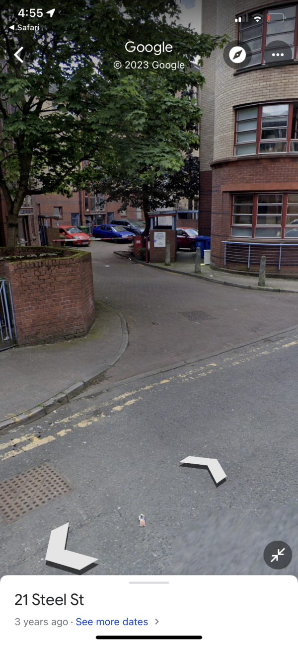 Parking on Steel Street, G1