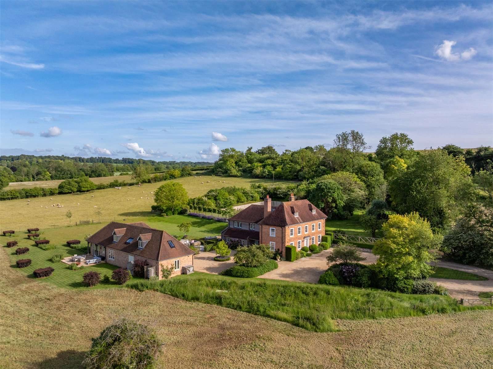 Grade II* listed barn conversion in Winchester