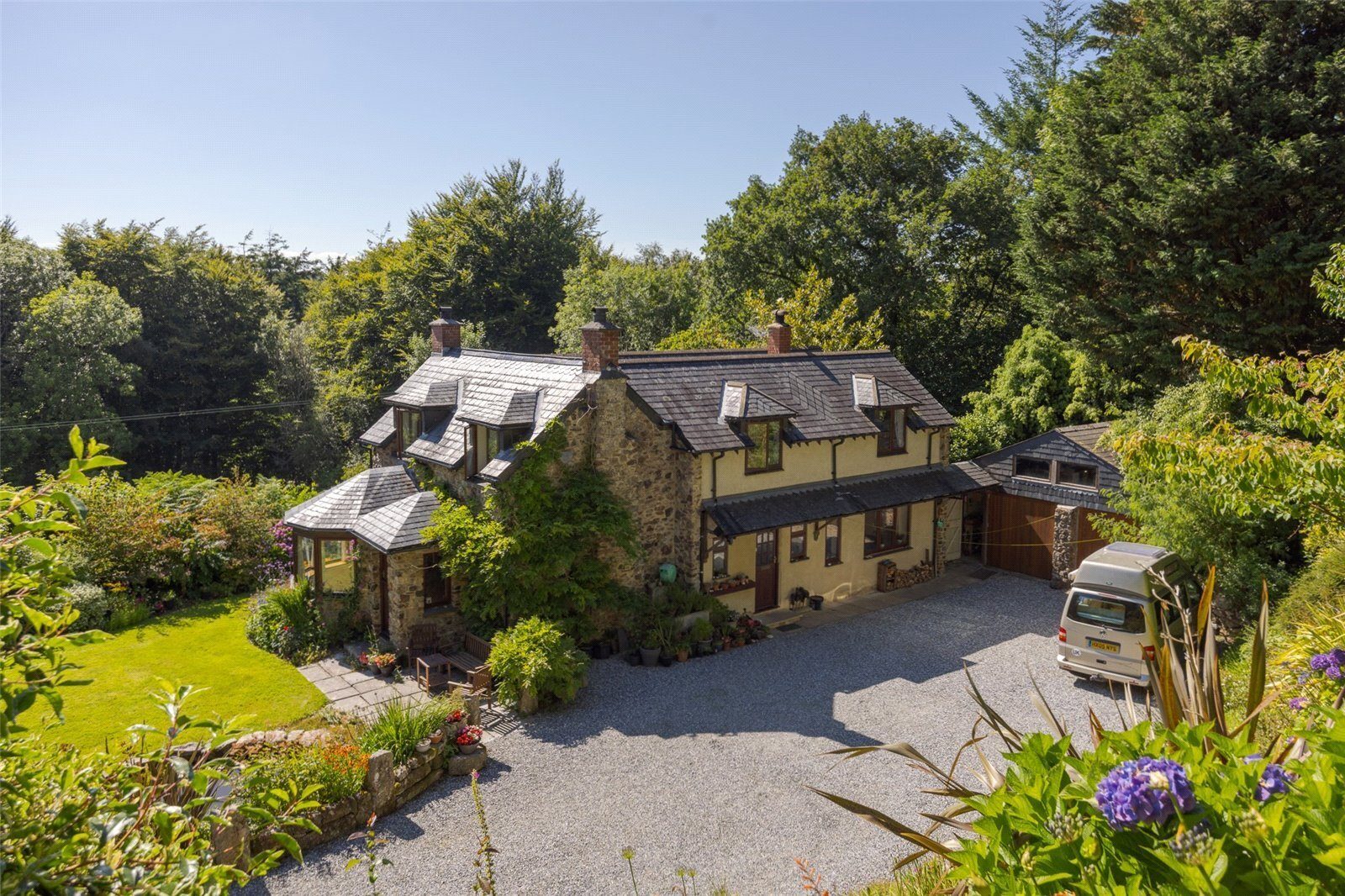Plymouth: detached house with outbuildings