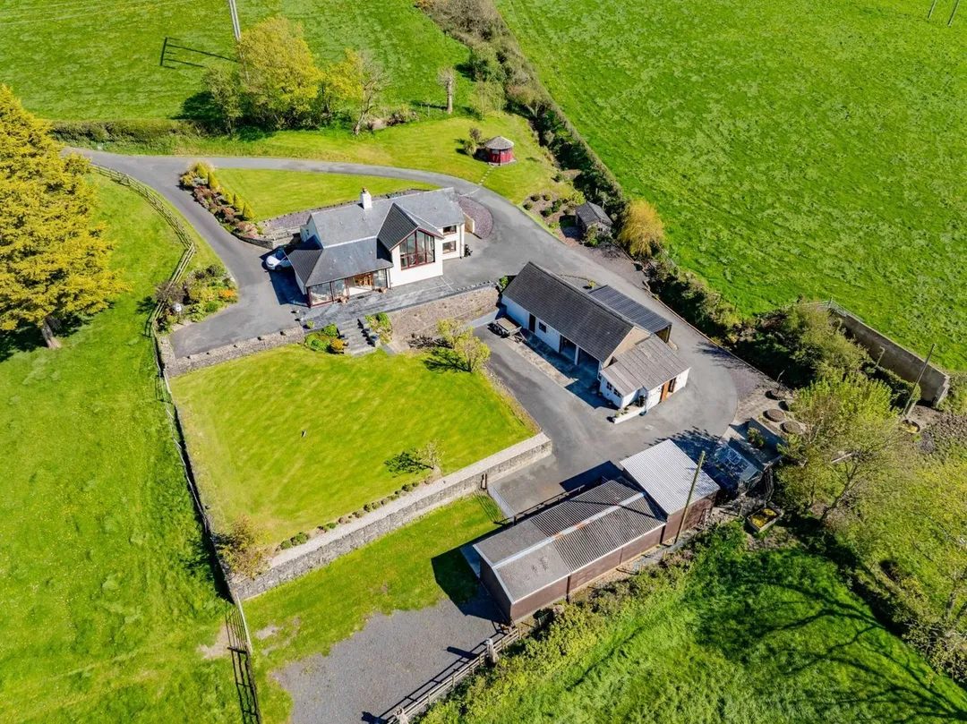 Aberystwyth: smallholding with outbuildings
