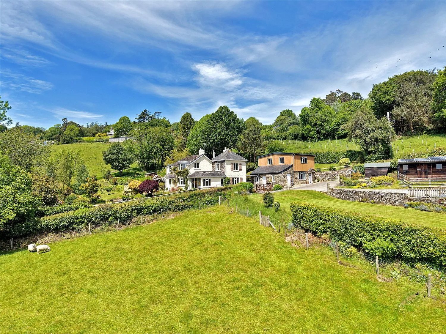 Country house with outbuildings, Newton Abbot