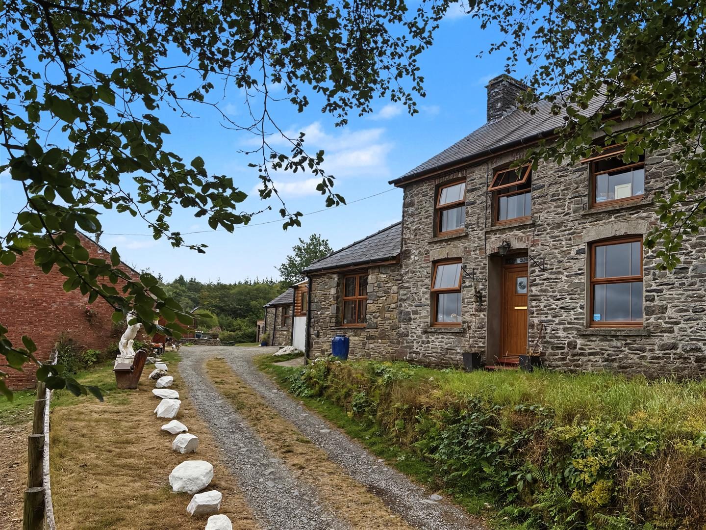 Farmhouse with paddocks, Lampeter