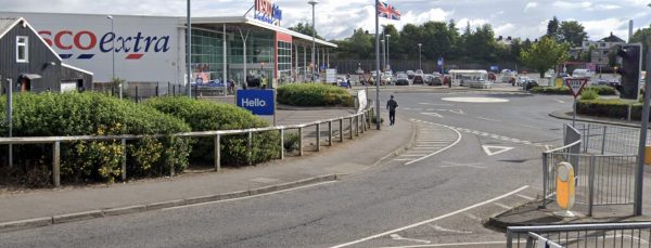 Parking on Tesco Extra, Carrickfergus, BT38