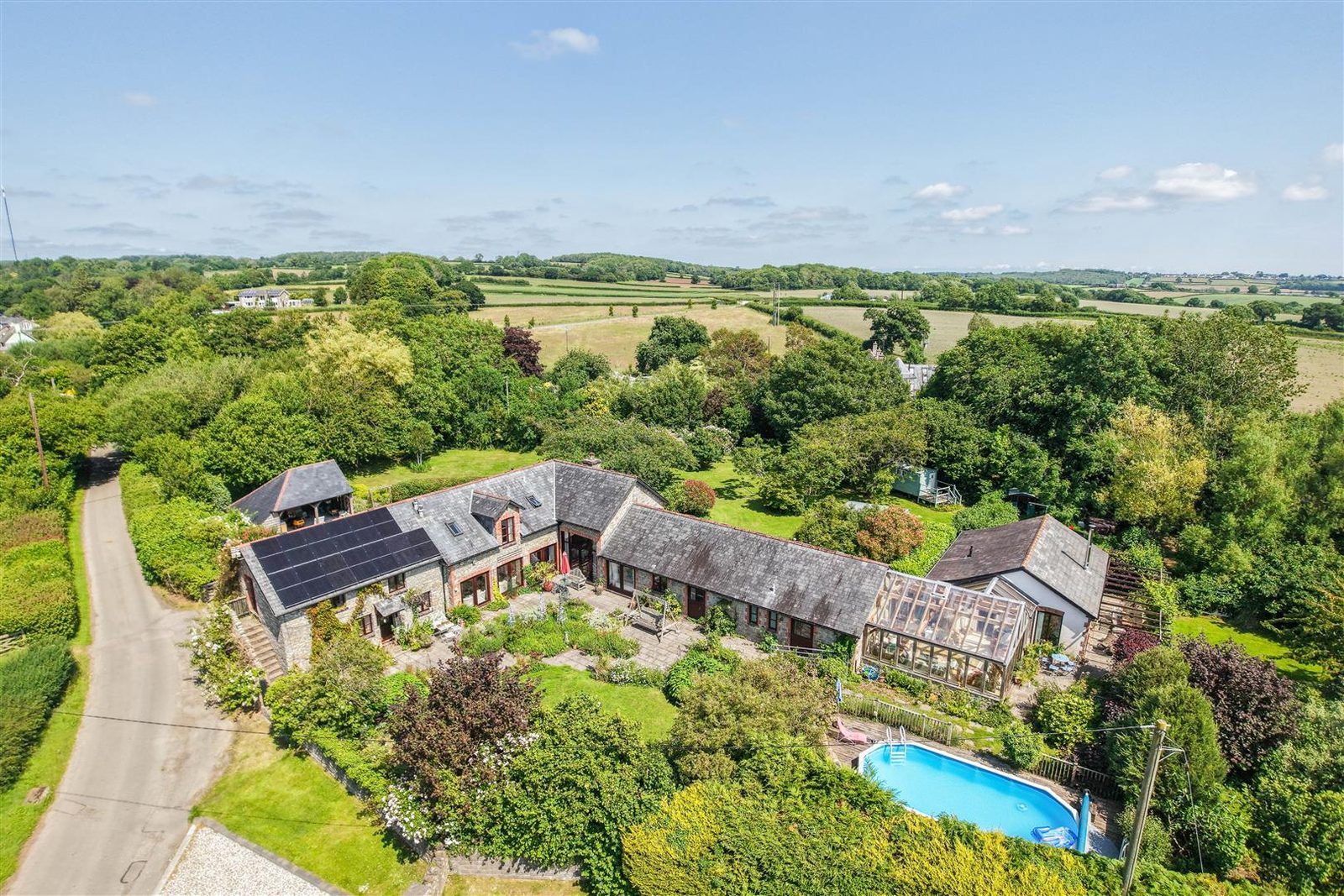 Barn conversion with outbuildings in Vale of Glamorgan