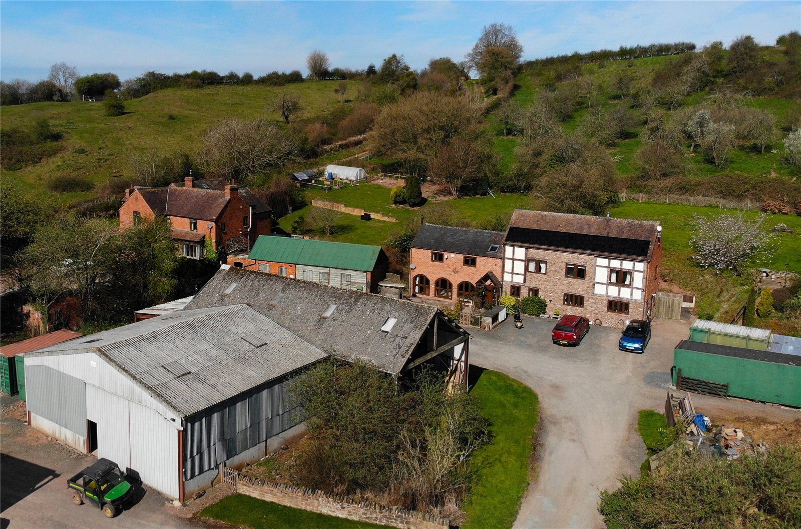 Barn conversion with further land available in Stoke Lacy Bromyard Herefordshire
