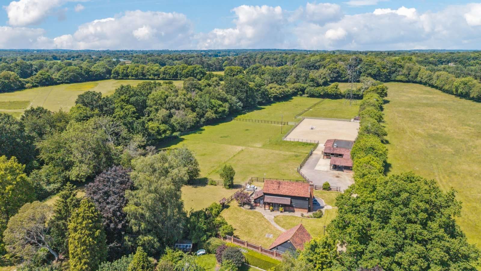 Detached house with outbuildings, High Wycombe
