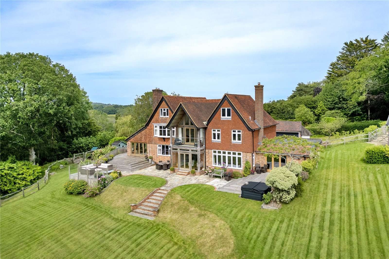Mayfield: detached house with outbuildings