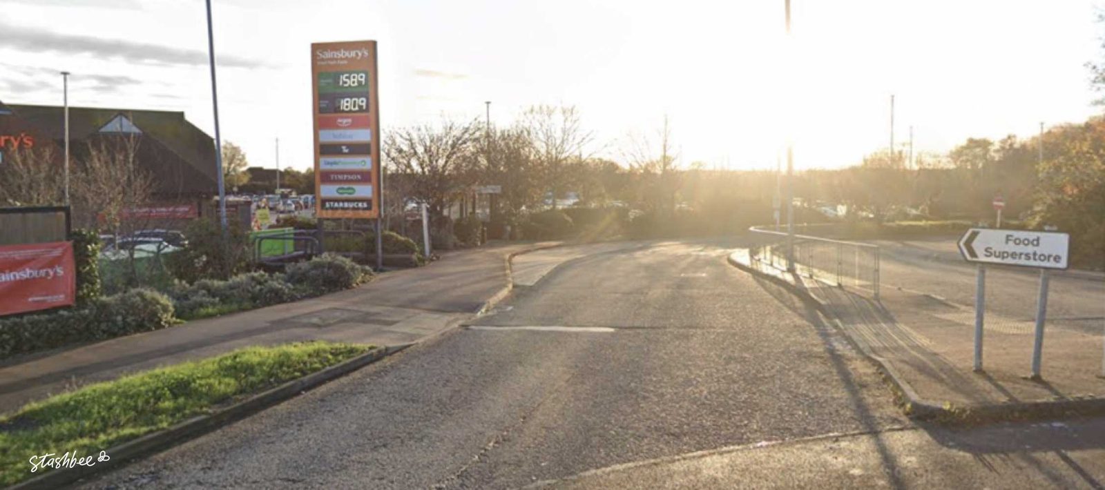 Parking at Sainsbury's Folkestone, West Park Farm