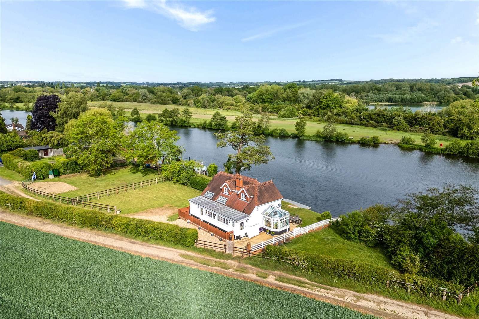 Waterfront house with a mooring, Cookham