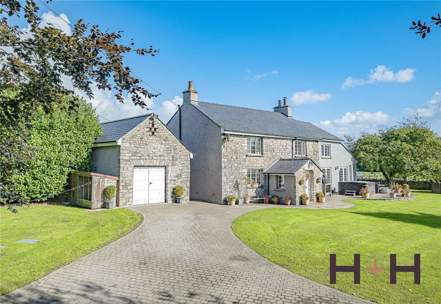 Farmhouse with outbuildings, Carnforth